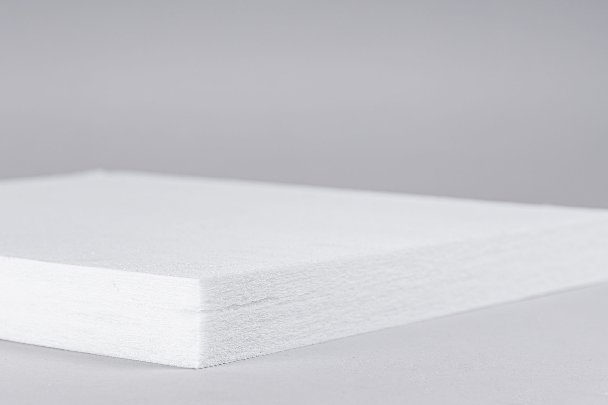 polyester wool-white-detail insulating material